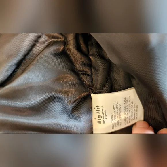 Authentic BTS Mic Drop Bomber Jacket Medium - Picture 4 of 13